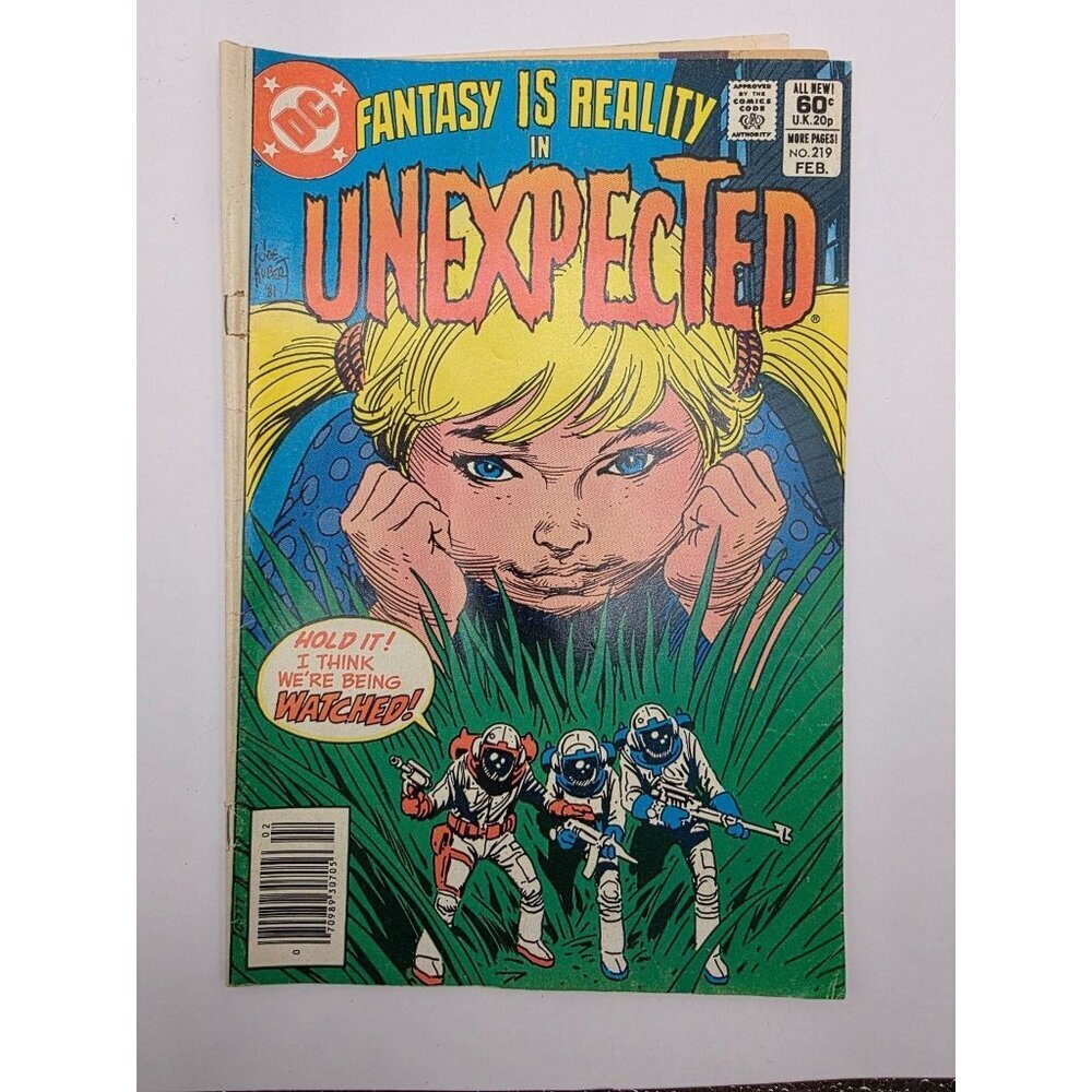 The Unexpected #216 DC Comics Vic Catan Newsstand 1982